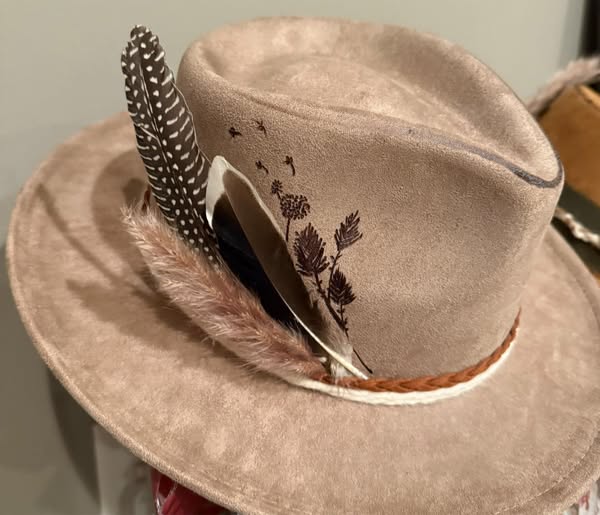 "Billie" - Stiff Brim Rancher, Suede