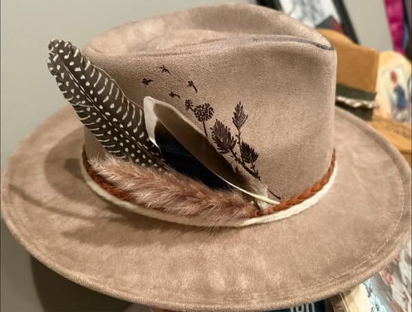 "Billie" - Stiff Brim Rancher, Suede