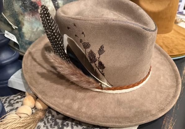 "Billie" - Stiff Brim Rancher, Suede