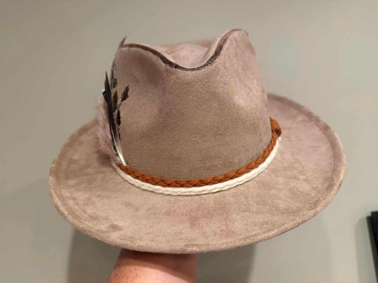 "Billie" - Stiff Brim Rancher, Suede