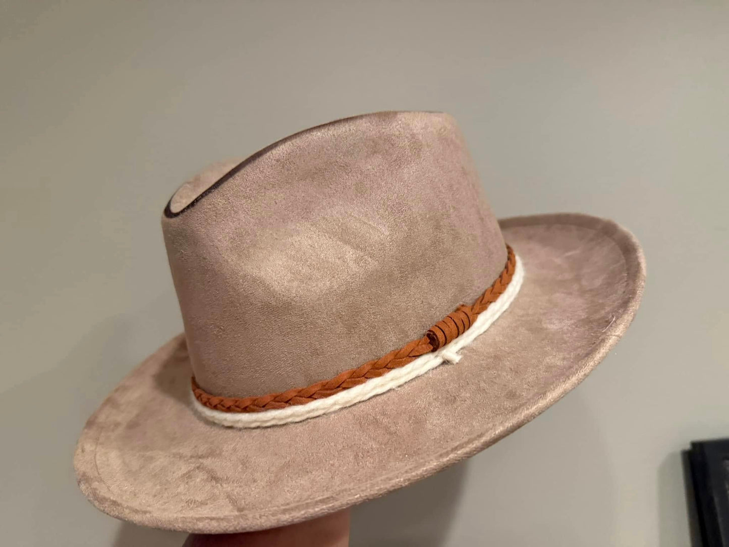 "Billie" - Stiff Brim Rancher, Suede