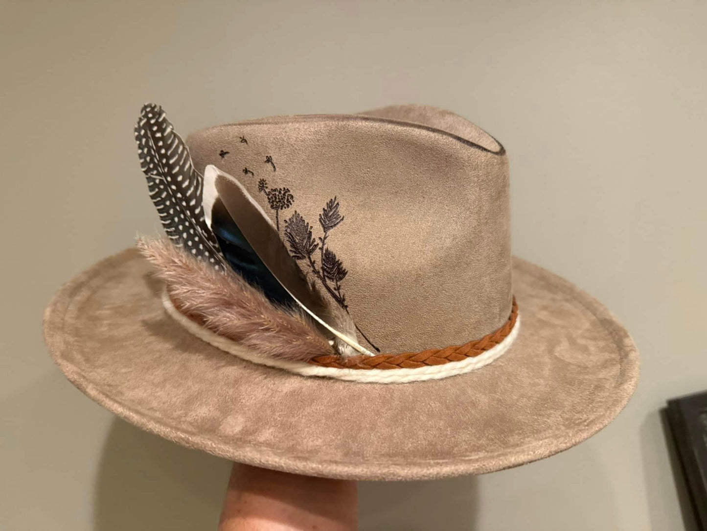 "Billie" - Stiff Brim Rancher, Suede