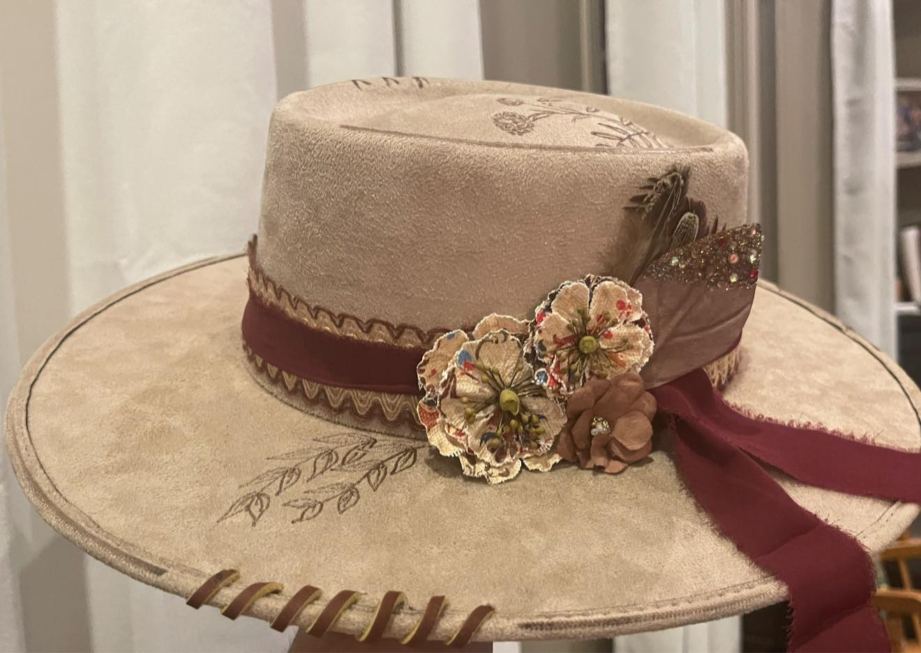 "Raquel" is a beautiful, neutral hat available.