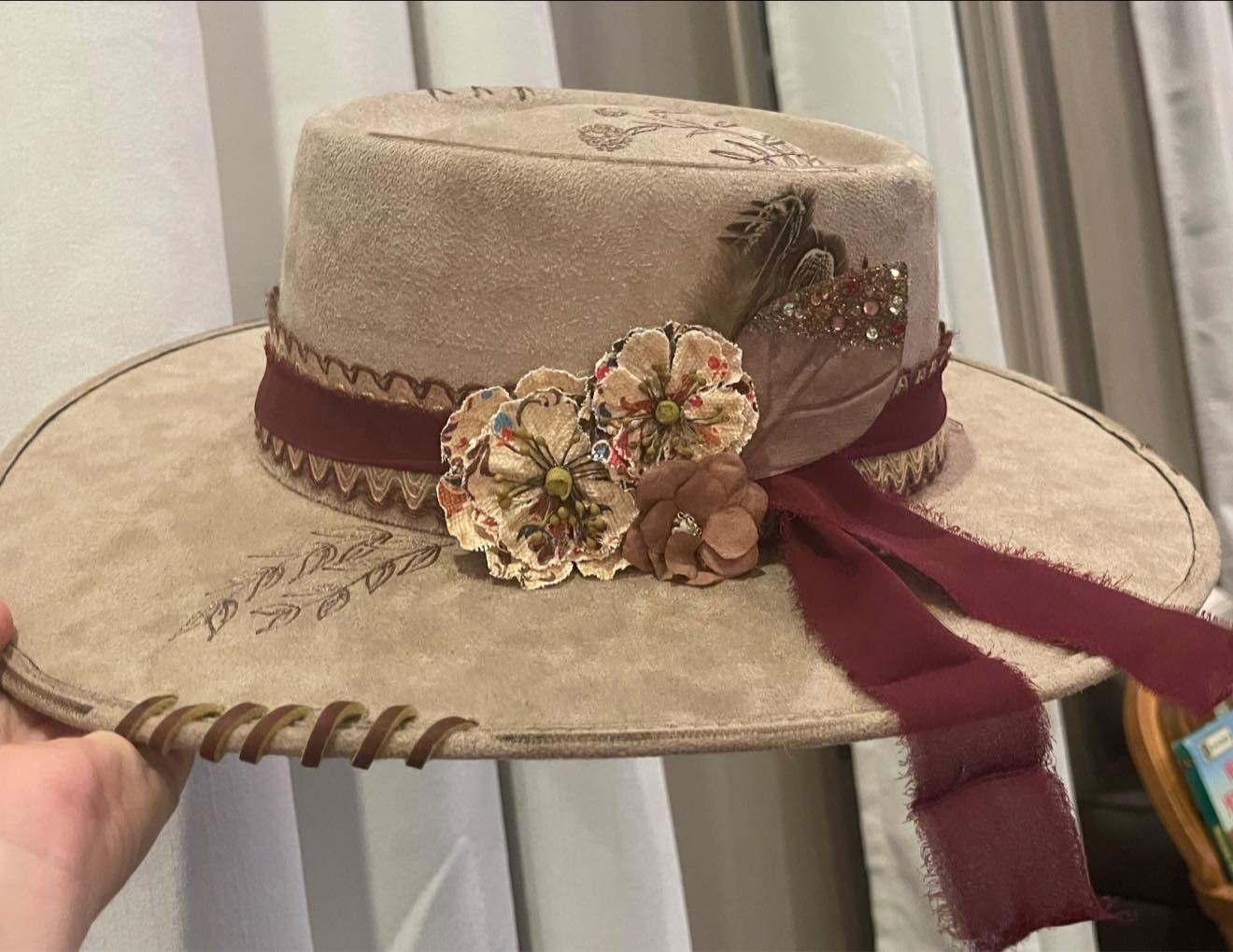 "Raquel" is a beautiful, neutral hat available.