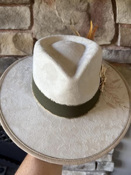 "Hazel" - Suede Tear Drop Hat