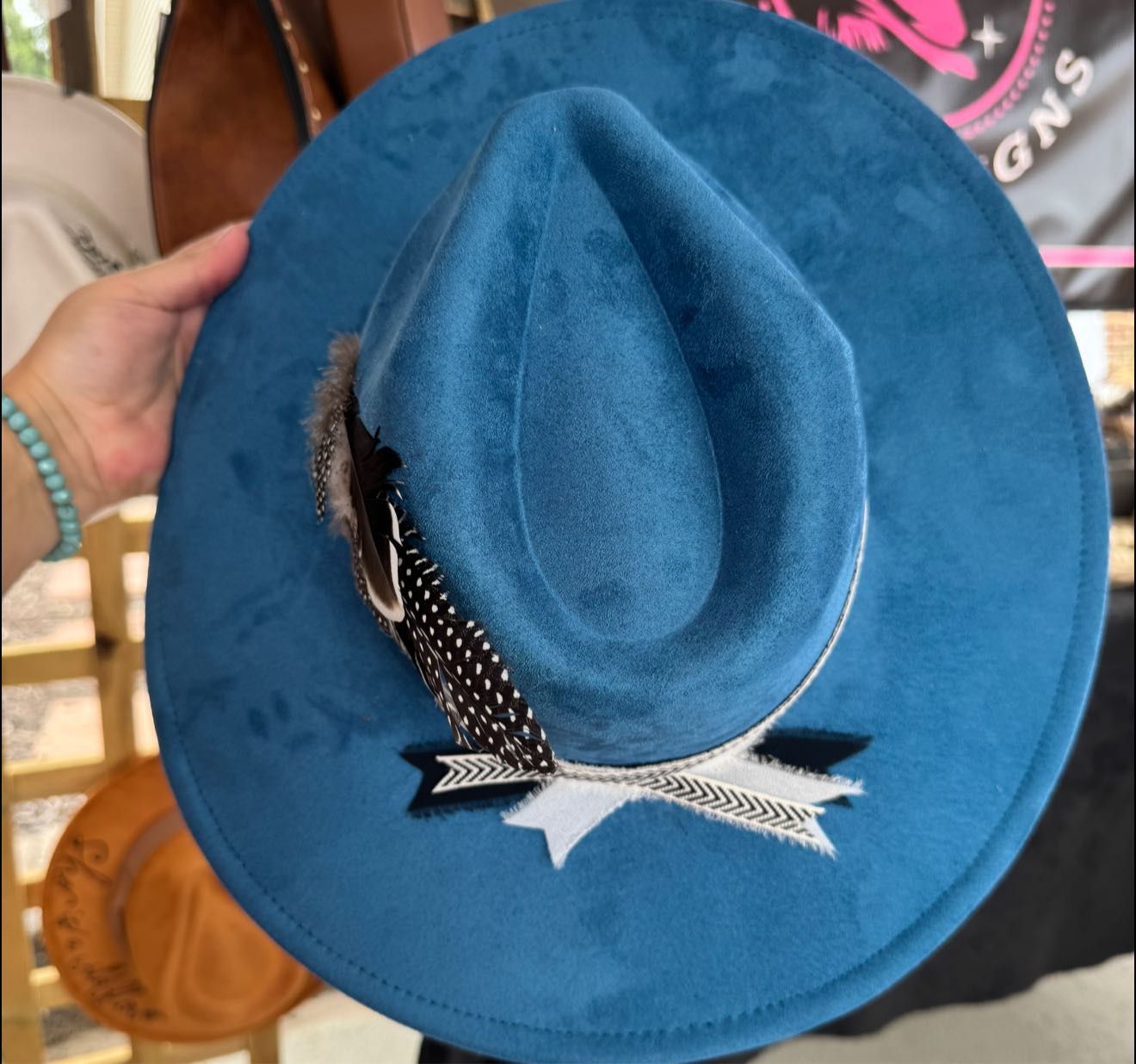 Lainey2 - Blue with black acccents