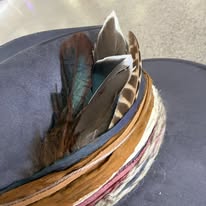 "Raena" - Feather Hat