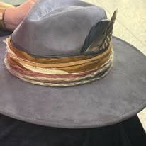 "Raena" - Feather Hat