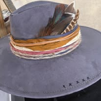 "Raena" - Feather Hat