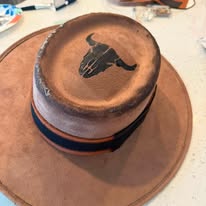 "Kendra" - longhorn, painted by hand